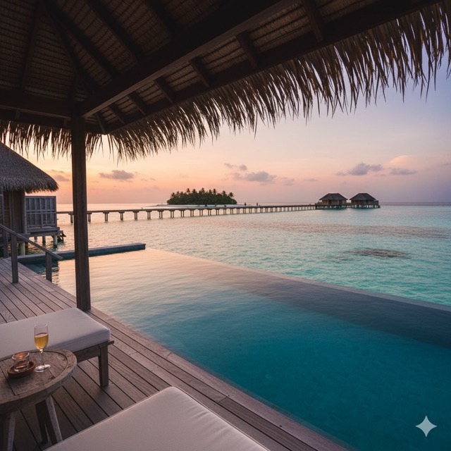 Manihiki Lagoon Villas overwater bungalow